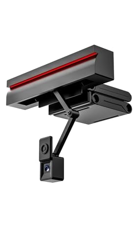 Dragon BaBa 4K Eye Contact Webcam Retractable Middle Screen Web cam for Sincere Video Calls Dual-Mode Center Cam & Eye Level Web cam Middle of Monitor Webcam with Independent Privacy Buttons