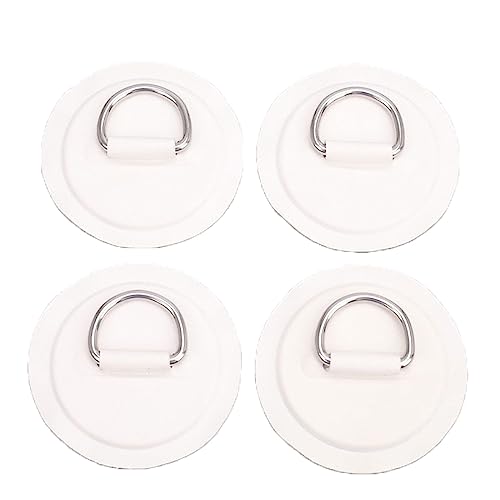AAED 4Er-Pack Edelstahl-D-Ring-Patch Für Schlauchboote, Sup...