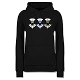 Der langarm Kaputzenpullover ist eine lässige Alternative zu herkömmlichen Pullover, Sweatshirts und Sweater: Kapuze, Kordel und Tasche machen das bedruckte Oberteil zu etwas ganz besonderem