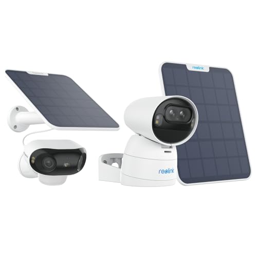 REOLINK Argus 4 Pro and Argus Track, 4K 8MP Solar Security Cameras Wireless Outdoor, ColorX Night Vision, Auto Zoom Trac - Detailed View
