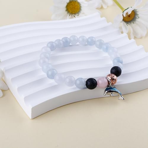 PARTNER Horse Inspirational Birthday Gifts for Women Unique Horse Gifts Natural Stone Beaded Bracelets for Women Horse Jewelry with Meaningful Message Card For Horse Lovers3
