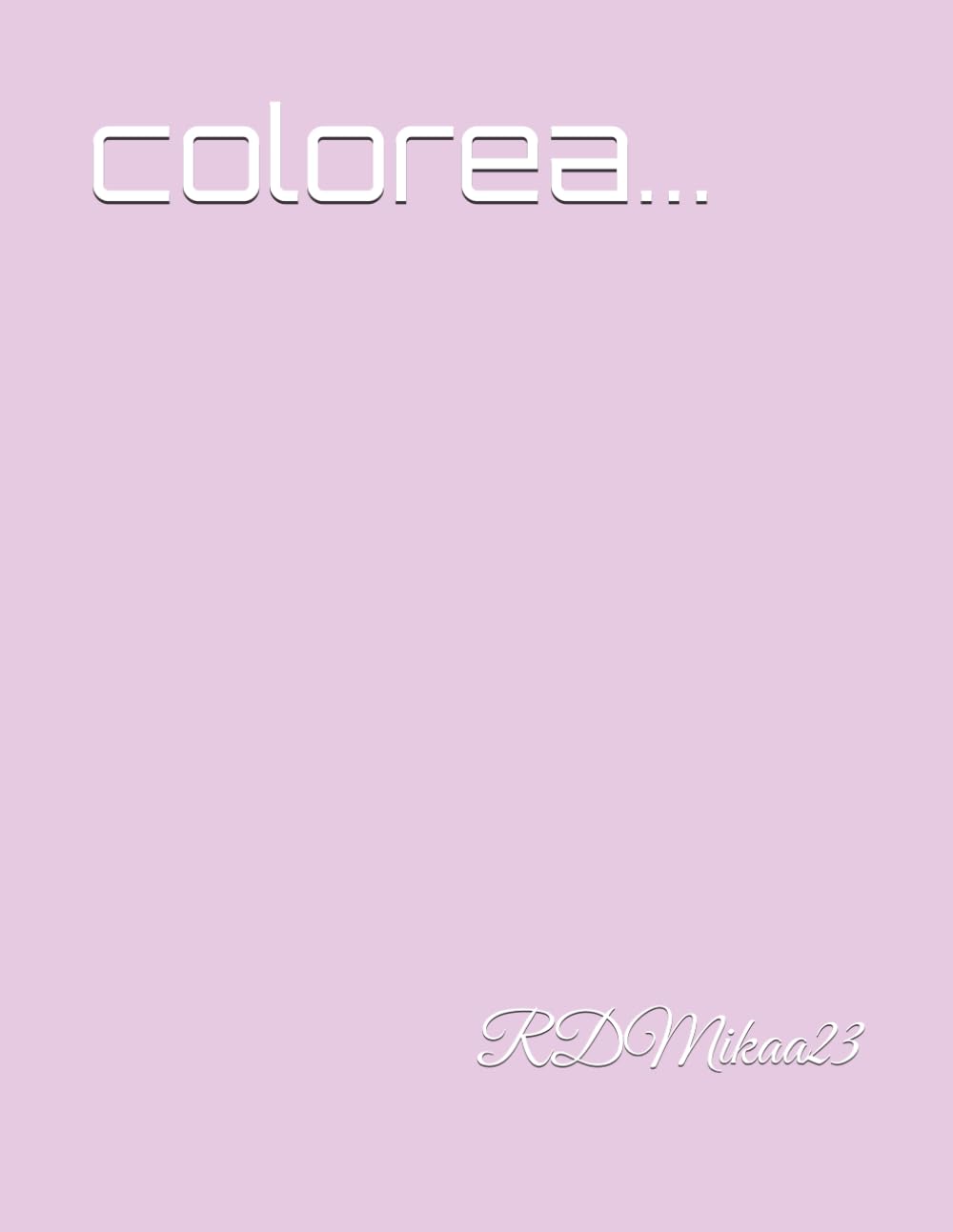 Pintar con colores del arcoiris.: libro para colorear