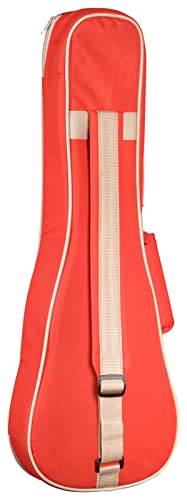 Image of Cordoba 15CM Matiz Chili Red Concert Ukulele with Color-Matching Nylon Gig Bag