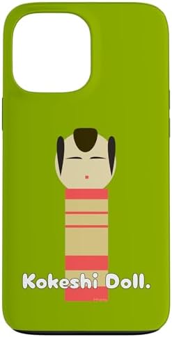 Kokeshi Doll. Japanese kawaii kimono showa retro Case for iPhone 13 Pro Max