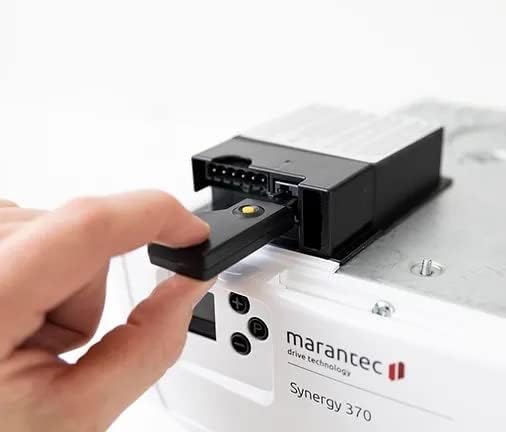 Inserting Bluefi Stick into garage door opener