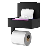 【Infache Installation】Zwei Installationsmethoden, der Toilettenpapierhalter ohne Bohren kann einfach an jeder sauberen und glatten Oberfläche wie Fliesen, Glas, Edelstahl, Marmor usw. befestigt werden, um Oberflächenschäden zu vermeiden. Sie können den Toilettenpapierhalter auch mit Schrauben an gestrichenen Wänden, Zementwänden oder tapezierten Wänden montieren.