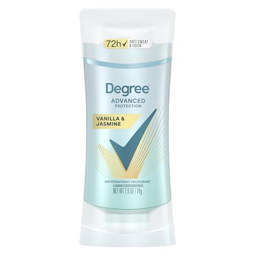 Degree Advanced Protection Antiperspirant Deodorant Vanilla & Jasmine for 72-Hour Sweat & Odor...