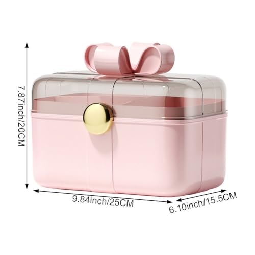 Boîte à bijoux portable avec compartiments modulables pour petits objets - 7