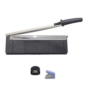 Asukohu Multifunktionaler Rollenschneider mit Locher Eckenabrunder