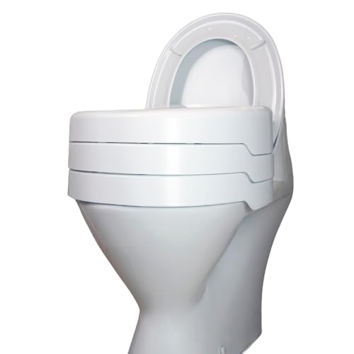 Lunette WC surélevée 15,2 cm EZY-FIT pour toilettes rondes et carrées