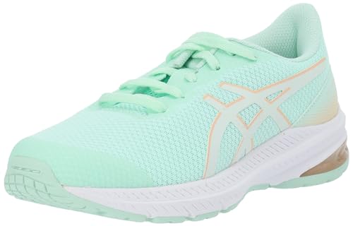 Asics GT.1000 12 GS Boys Running Shoes, 300 (Mint Tint/Pale Mint), 24.0 cm 2E