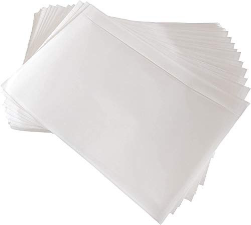 Kchex 6" X 9" Clear Plastic Self Adhesive Shipping Label / Packing Slip Envelope Pouches (100 Pcs) #TOP2