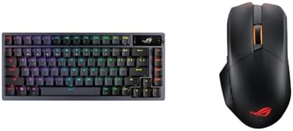 ASUS ROG Azoth 75 Wireless DIY Custom Gaming Keyboard & ROG Chakram X Origin Gaming Mouse Bundle