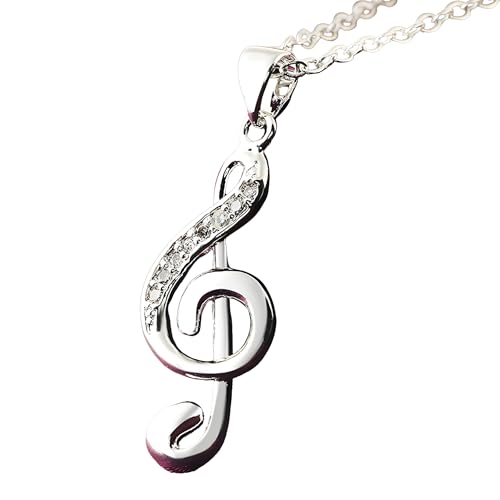 Collier de musique en cristal, le cadeau d'anniversaire idéal pour femme mélomane