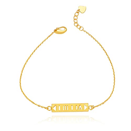 Bracelet breloques or jaune femmes I III IV pour sublimer vos soirées