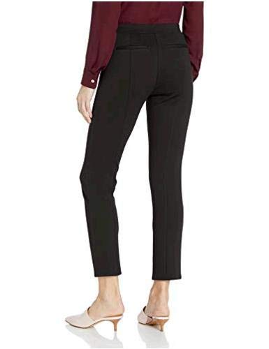 Rafaella Women's Petite Comfort Fit Ponte Knit Slim Leg Pant, Black, 14 #TOP1