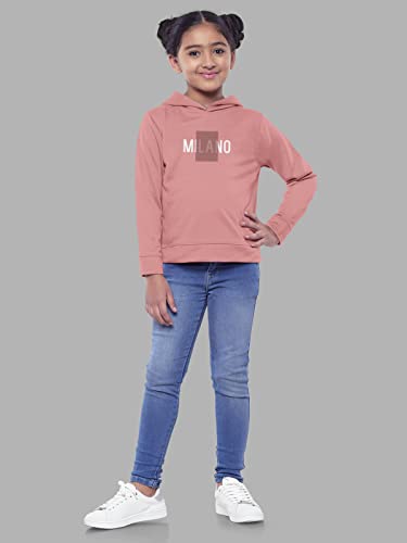 Image of HELLCAT Girls Regular Fit Fulsleeve Hooded Sweatshirt with Rib - Pack of 1
