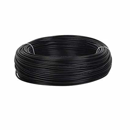 MS Electrical FR PVC Insulated House Wire for Home & industrial Wiring Black Color 90Mtrs (6 Sqmm)