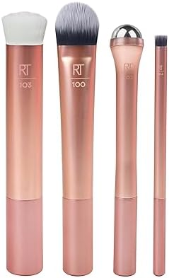 Real Techniques Prep and Prime Makeup Brush Set - Multicolor