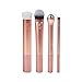 Real Techniques Prep & Prime Makeup Brush Set For Pre-Makeup Routine: Moisturizers Serums Primers Masks Eye Cream Exfoliation (Packaging May Vary)