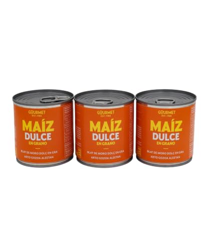 Gourmet Maíz Dulce en Grano, 3 x140g