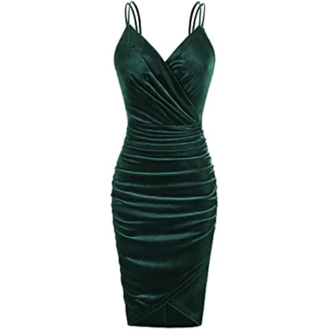 GRACE KARIN Sleeveless Velvet Party Dress Cover