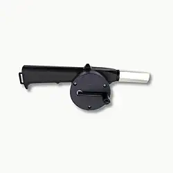 Soprador Manual para Churrasqueira com Boca Metálica – Acessório Portátil para Acender Fogo com Segurança, Praticidade e Controle