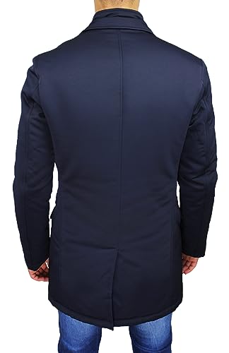 Mat Sartoriale Giubbotto Giacca Uomo Blu Scuro