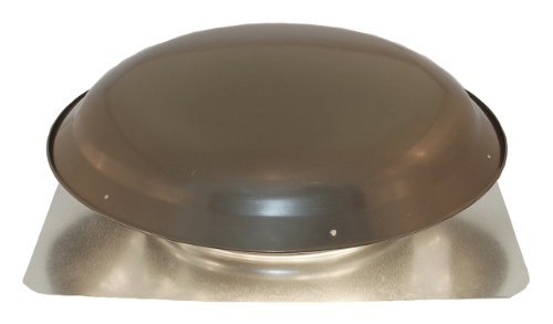 Cool Attic CX1000AMWG Power Roof Galvanized Steel Vent Dome with 3.4 Amp Motor, Weathered Grey by Cool Attic