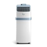 De'Longhi Pinguino Compact ES72 YOUNG, Modèle 2022, Climatiseur Mobile Silencieux, 8.300 BTU/h, 2,1 kW, 60m3, Gaz R290, Fonction Déshumidificateur, 24 Heures Timer, Classe Énergétique A, Blanc