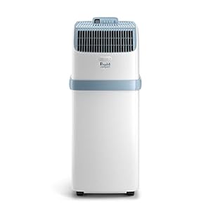 De’Longhi Pinguino Compact PAC ES72 YOUNG Aire Acondicionado Portátil 8.300 BTU/h, 2,1 kW, hasta 60m³, Función Deshumidificador y Ventilación, Temporizador 24 Horas