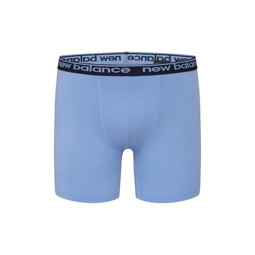 New Balance Boys' Non-Brushed Jersey Sport Performance Wicking Boxer Briefs Underwear (Multi Pack)2