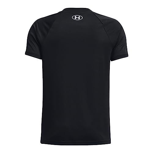 Image of Under Armour Boys' Tech Hybrid Printed Fill Short-Sleeve T-Shirt
