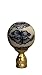Bethesda Design, LLC Blue & White Chinoiserie Finial Lamp Shade Topper Porcelain Asian Chinese Motif Oriental Lamp