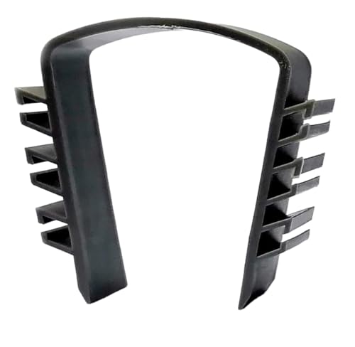 LTG PRO 12 Pcs Fence Panels Noise Stoppers Garden Fence Wind Anti-Rattling Clips Durable Plastic Wedges for Concrete Slotted Posts Easy Installation (Black)