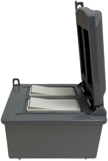 Bromic Affinity Smart-Heat™ Manual Wall Switches, Gas Heater, Electric Heater, Controls, Double Surface Mounted, Outdoor, 2-Channel