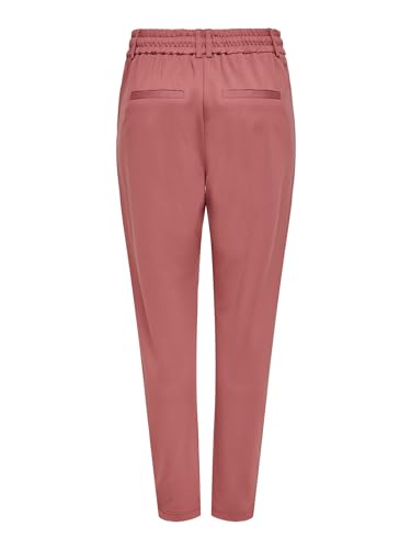 ONLY Damen Onlpoptrash Life Easy Col Pant PNT Noos Regular Fit Hose Mit Kordelzugverschluss Für Lounge Und Freizeit, Apple Butter,XS / 34L – Ansicht 4