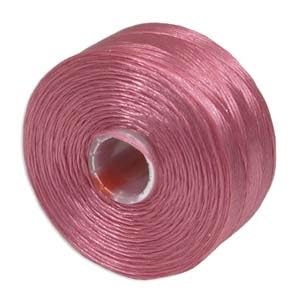 S-Lon (Superlon) Nylon Beading Thread - Size D - TEX45-78 Yards - LIGHT ORCHID
