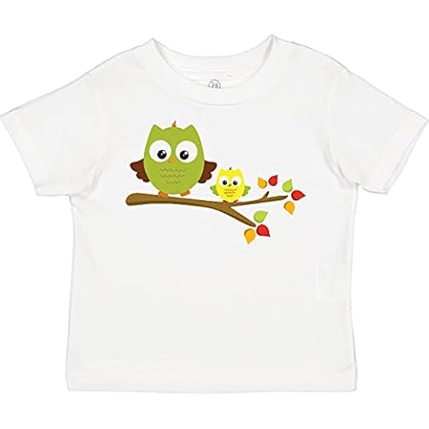 inktastic 2 Cute Owls on a Branch Toddler T-Shirt 2T 0020 White 2716b Cover