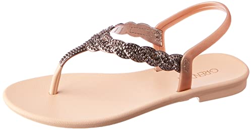 Sandália Cacau Exuberante, Grendha, Feminino, Terroso Claro, 37