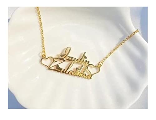 Personalized Double Name Necklace 