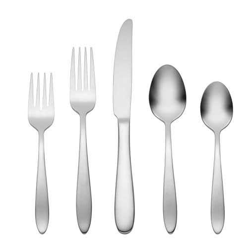 Oneida 895998 Mooncrest Satin 20 Piece Everyday Flatware Set