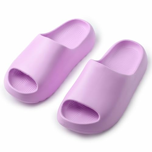 Image of Kids Cloud Slides for Boys & Girls, Super Soft & Comfy Beach Pool Slippers, Non-Slip Waterproof Shower Sandals for Toddlers & Kids