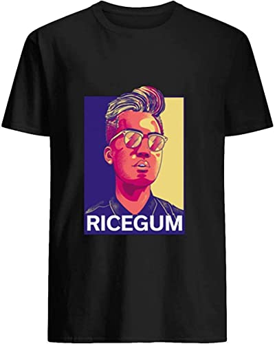 LUOTANGWI RiceGum Shirt 9 T Shirt Hoodie for Men Women Unisex T-Shirts à Manches Courtes(Large)