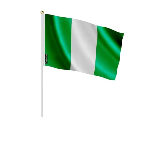 Drapeau Nigeria en lot de 100 pour décorer rapidement un grand espace