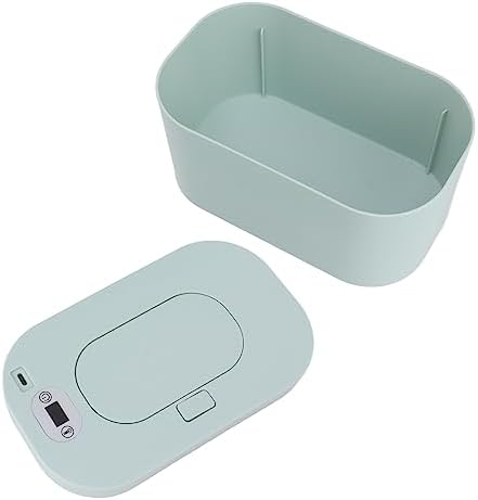 RiToEasysports Baby Wipe Warmer USB with Adjustable Temperature Five Modes for Infant Care Portable Heating Dispenser (Green) - 2