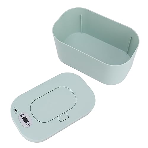 BAFOVY Baby Wipe Warmer, Portable Wipe Heater and Baby Wet Wipes Dispenser 5V USB Constant Temperature 40-60℃ Adjustable Warm Keeper Dispenser (Green) - Thumbnail 5