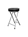 Casa Collection Sgabello Pieghevole, Nero, 30 cm x 30 cm x 50 cm