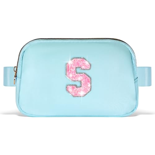 Image of Uygafly Gift for Teen Girls Kids Daughter Her - Birthday Gifts for 3 4 5 6 7 8 9 10 11 12 13 Year Old Girls,Fanny Pack Crossbody Bag Purse Belt Bag Cute Trendy Stuff | Blue,S