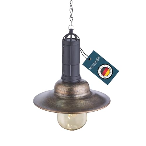 bmf-versand® Solarleuchte hängend - Solarleuchten Garten - vintage Solar...